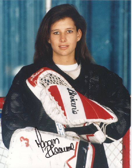 Manon Rhéaume makes hockey history
