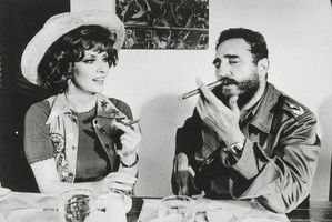 Gina Lollobrigida and Fidel Castro