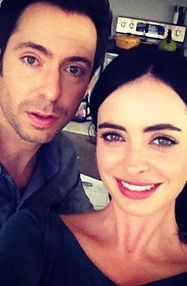 Krysten Ritter and Martin Starr