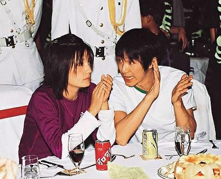 Zhao Wei and Stephen Chow