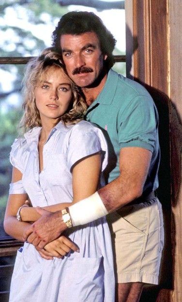 Tom Selleck and Sharon Stone