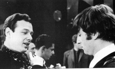 John Lennon and Brian Epstein