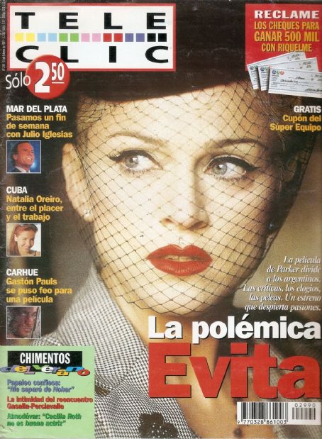 Tele Clic Magazine 21 February 1997 Cover Photo Argentina