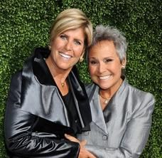 Suze Orman and Kathy Travis