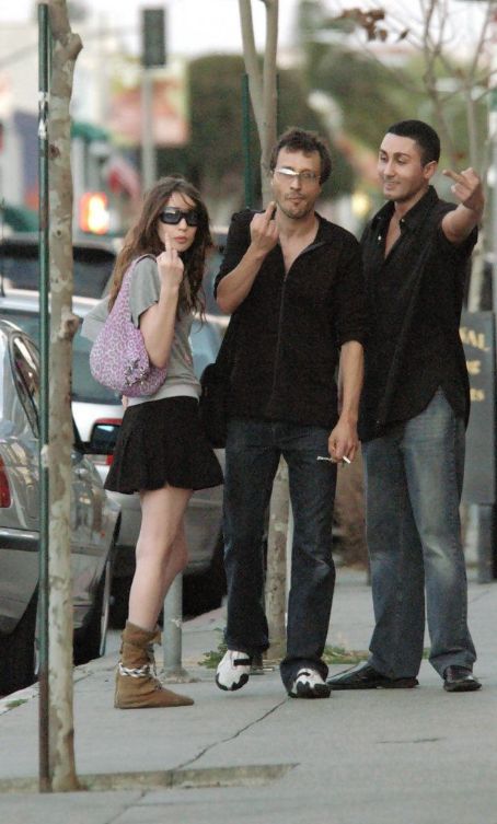 Elizabeth Jagger and Michael Wincott