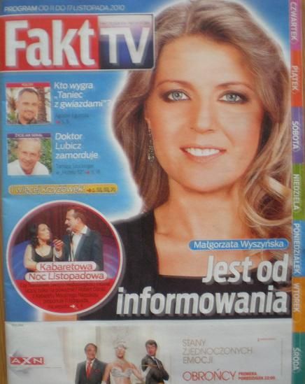 Malgorzata Wyszynska - Fakt Tv Magazine [Poland] (11 November 2010) - c8n1o2otjg5pjt5o