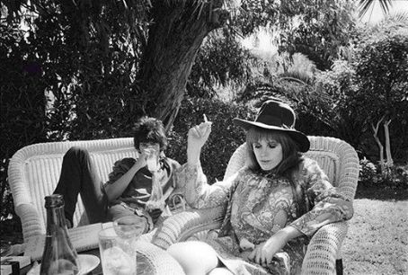 Marianne Faithfull and Keith Richards