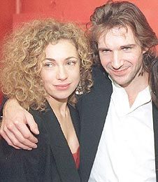 Alex Kingston and Ralph Fiennes
