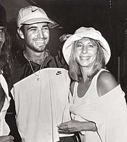 Andre Agassi and Barbra Streisand