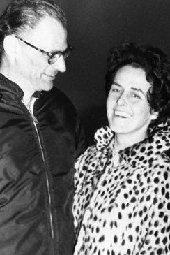 Arthur Miller and Ingeborg Morath