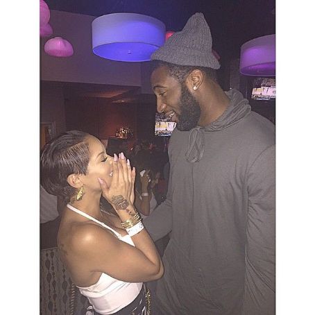Candice Brooks and Andre Drummond