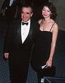 Illeana Douglas and Martin Scorsese