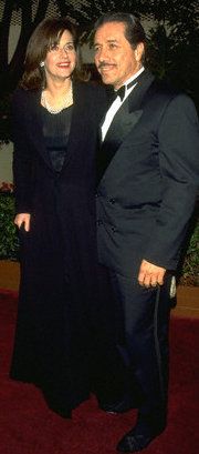 Lorraine Bracco and Edward James Olmos