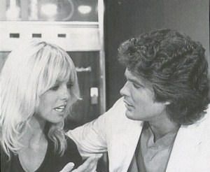 Lynne Topping and David Hasselhoff