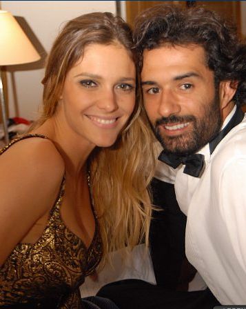 Marcos Pasquim and Fernanda Lima