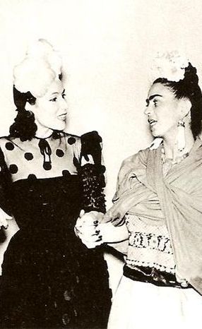 Frida Kahlo and Dolores Del Rio