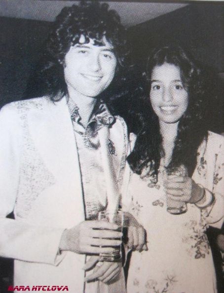 Jimmy Page and Lori Maddox