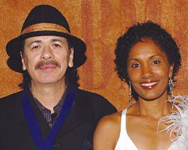 Carlos Santana and Deborah King Santana