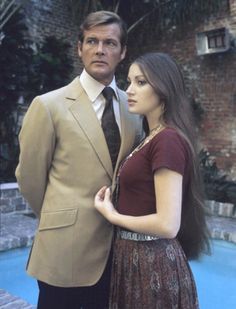 Roger Moore and Jane Seymour