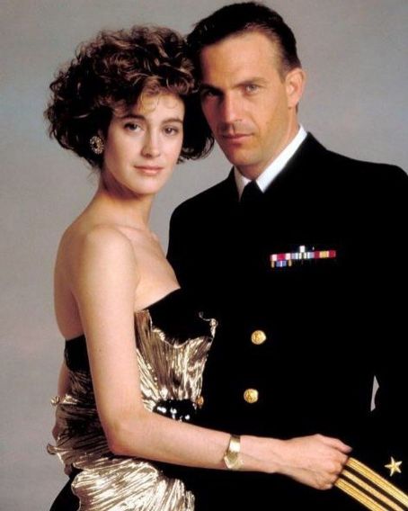 Kevin Costner and Sean Young