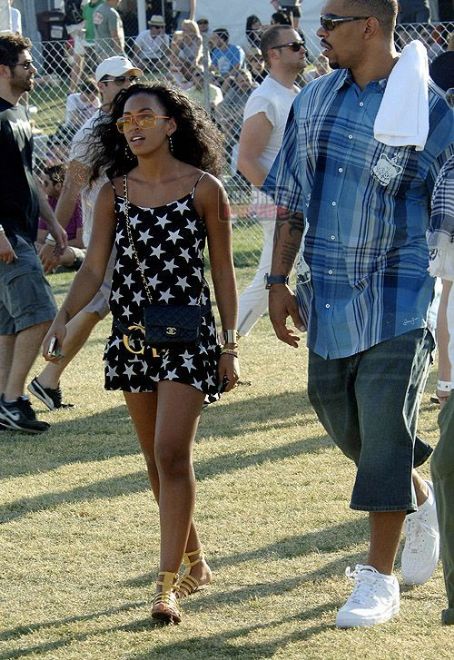 Solange Knowles and Julius Peppers