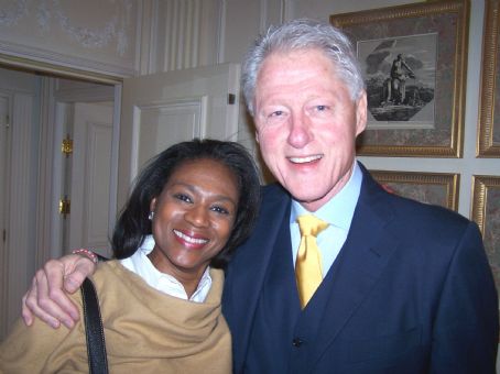Lencola Sullivan and Bill Clinton