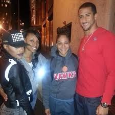 Teyana Taylor and Colin Kaepernick