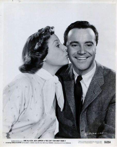 June Allyson and Jack Lemmon