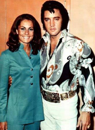 Elvis Presley and Barbara Leigh