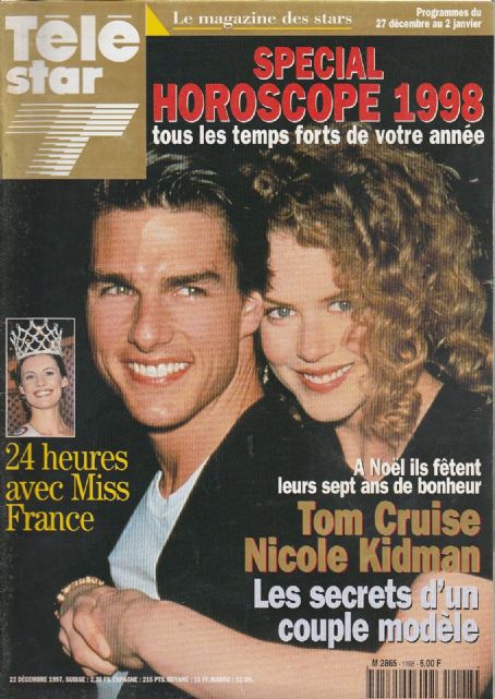 nicole kidman and tom cruise   télé star magazine cover