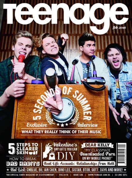 5 Seconds Of Summer Age Magazine Cover Singapore February 2016 5 Seconds Of Summer Age Magazine Cover Singapore February 2016