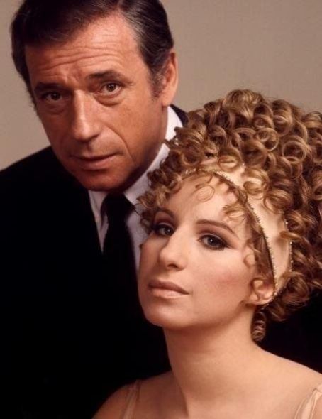 Barbra Streisand and Yves Montand