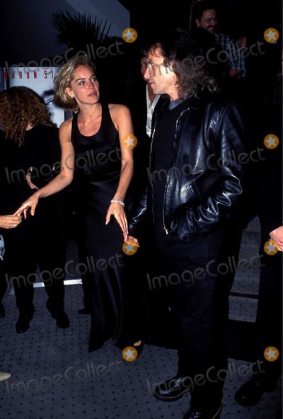 Michael Greenburg and Sharon Stone