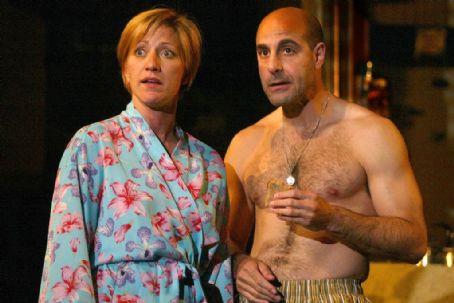 Edie Falco and Stanley Tucci