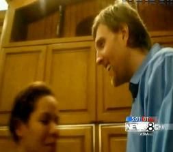 Dirk Nowitzki and Crystal Taylor