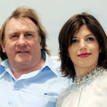 Gérard Depardieu and Clémentine Igou