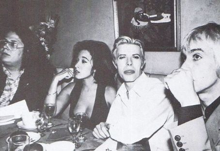 David Bowie and Ronnie Spector