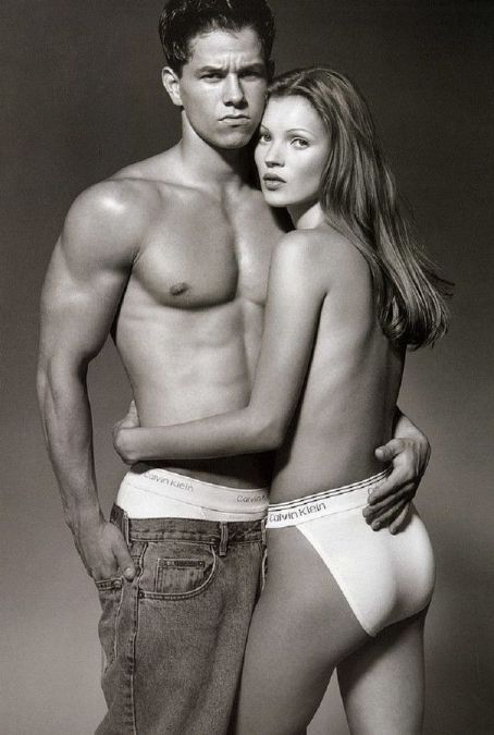 Kate Moss and Mark Wahlberg