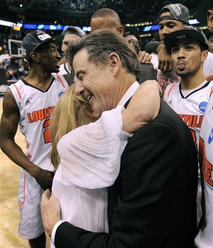 Rick Pitino and Joanne Minardi