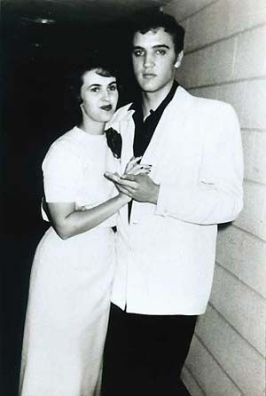 Elvis Presley and Wanda Jackson