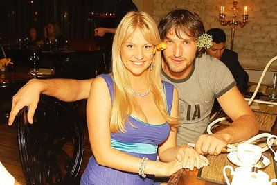 Alexander Ovechkin and Victoria Lopyreva