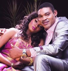 Omotola Jalade-Ekeinde and Capt. Matthew Ekeinde