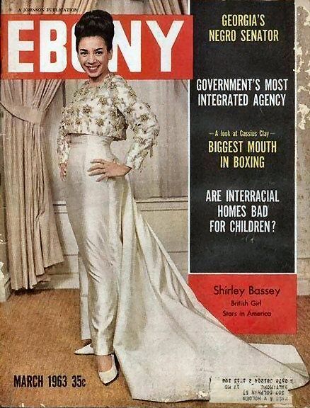 Shirley Bassey - Ebony Magazine Cover [United States] (March 1963)