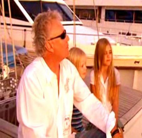 Roger Taylor and daughters Lola and Tiger Lily