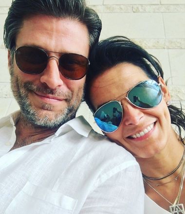 Angie Harmon and Greg Vaughan