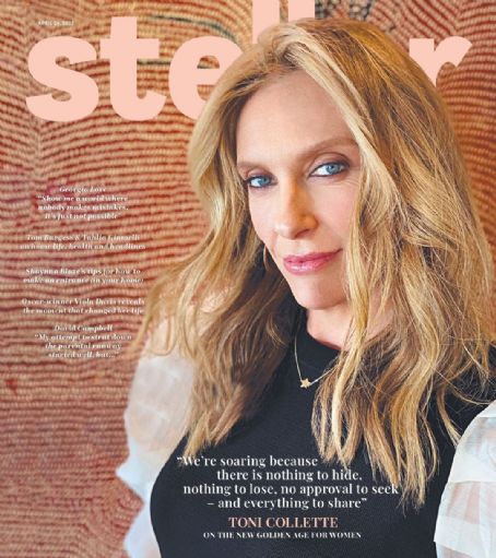 Toni Collette, Stellar Magazine 24 April 2022 Cover Photo - Australia