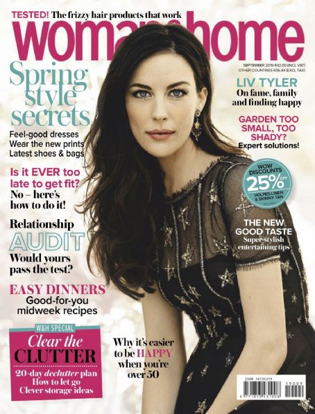 Liv Tyler, Woman & Home Magazine September 2019 Cover Photo - South Africa