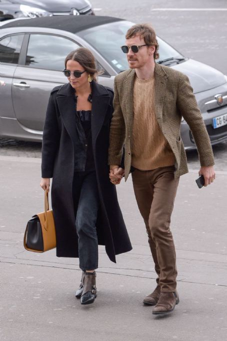 Alicia Vikander and Michael Fassbender at Girafe Restaurant in Paris 03