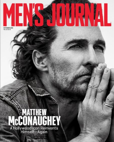 Matthew Mcconaughey Mens Journal Magazine October 2018 Cover Photo United States 