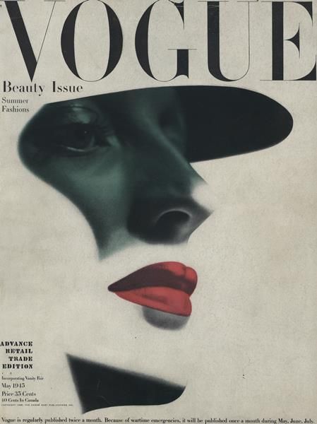 Vogue Magazine 01 May 1945 Cover Photo - United States